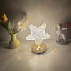 Star Moon Table Lamp Usb Chargeable (3 Shades)