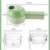 4 in 1 Electric Vegetable Cutter Set Portable Wireless