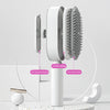 Women's Self-Cleaning Hairbrush - Hair Loss Prevention