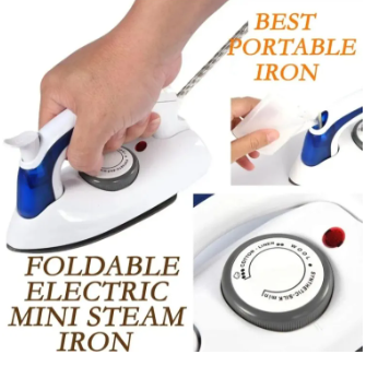 Foldable electric steam iron