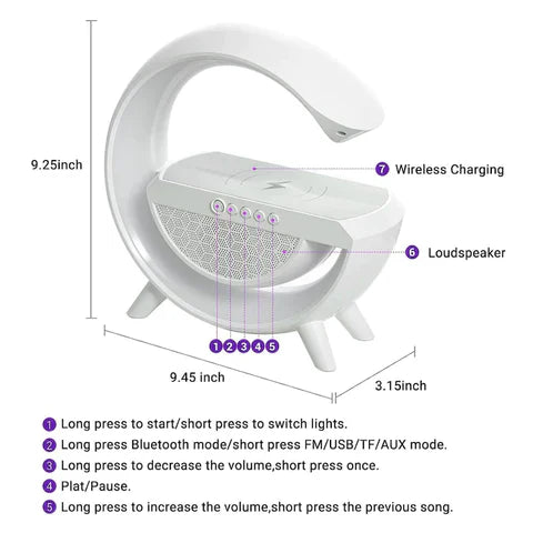 Multifunctional Wireless Charger&Speaker (complete Features)
